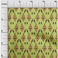thumbnail image 1 of oneOone Tissu Jersey Viscose Style Argyle Imprimé Ikat BTY 60 Pouces de Large, 1 of 5