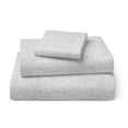 thumbnail image 2 of Mainstays Kids 220TC Cotton Chambray Gray Twin, 3 Piece Sheet Set, 2 of 8
