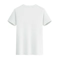 thumbnail image 4 of Styesk T Shirts for Man Solid-Color Casual Elastic Sports Short Sleeved Round-Neck Blouses, 4 of 5