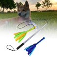 thumbnail image 2 of Milaget Jouet Interactif pour Chien avec Perche Extensible et Corde en Coton pour Extérieur Gris, 2 of 9