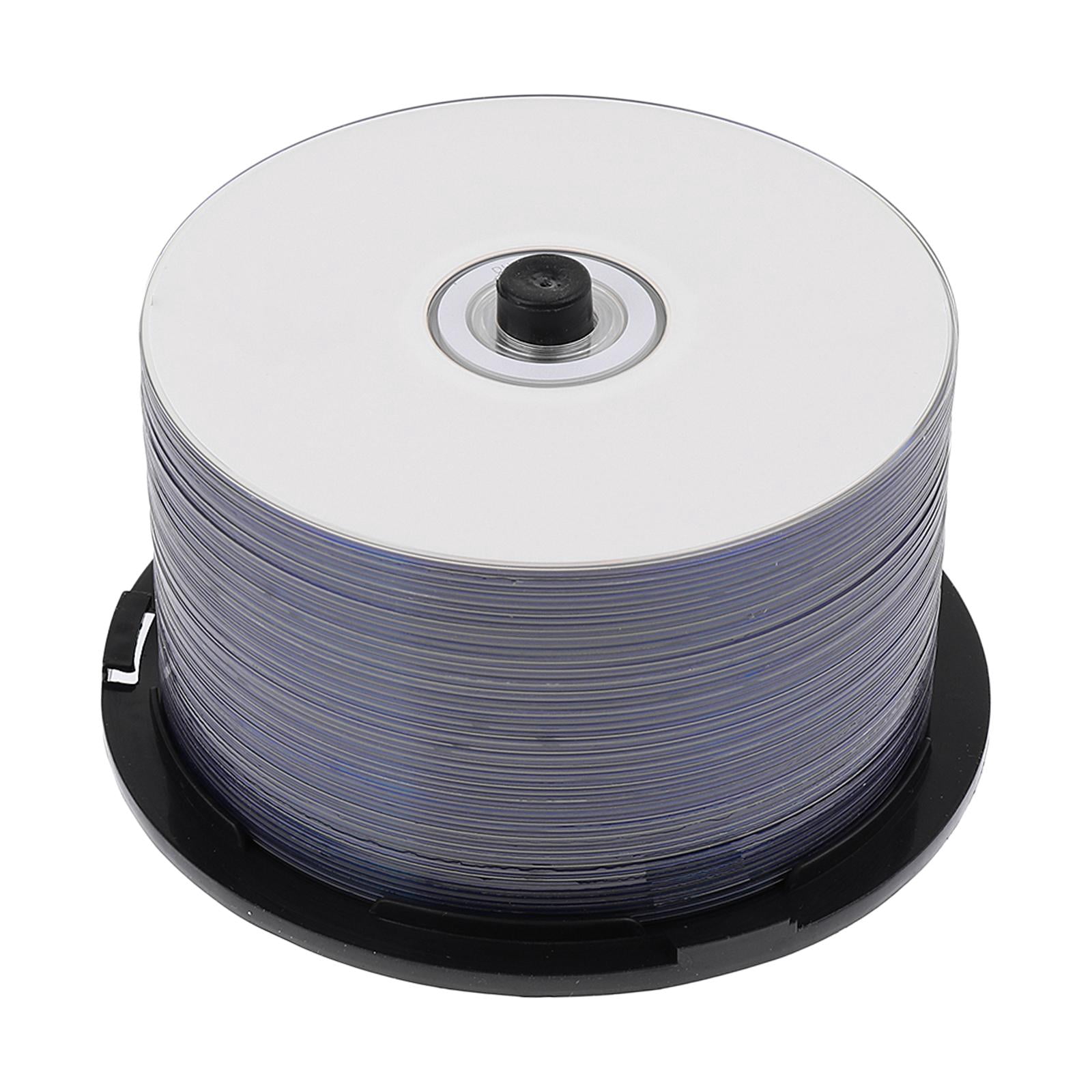 Compacted Disc Milaget 50Pcs Recordable Compact Discs Blank White Printable CD-R Discs ...