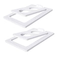 thumbnail image 4 of Esquirla 2 Pcs Supports Inclinés pour Haut-Parleurs de Bureau Support de Haut-Parleur de Table en Fer pour Bibliothèque Blanc G, 4 of 8