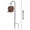 A, variant on Bird Feeder Pole, Shepherd Hook for Bird Feeder,Outdoor Shepherd Hooks for Hanging Plants,Tall Heavy Duty Shepherds Hooks for Hanging Plant Baskets, Solar Lights, Wedding Decor, Lanterns,80cm