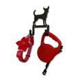 thumbnail image 2 of Village Wrought Iron WH-LC-237 Laisse et Collier Crochet Mural, 2 of 2