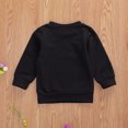 thumbnail image 3 of Baby Pullover Sweater, mama is my bestie Letter Printing Ribbed Closing Classic Round Neck Spring Clothing, 3 of 6