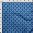 thumbnail image 4 of oneOone Polyester Spandex Medium Blue Fabric Geometric Sewing Craft Projects Fabric Prints By Yard 56 Inch Wide, 4 of 4