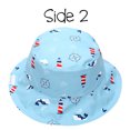thumbnail image 3 of FlapJackKids - Patterned Sun Hat - Nautical - S (6M-2Y), 3 of 4