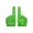 Green, variant on Giant Foam Finger We're Number 1 EVA Foam Hand Sports Events Celebration Cheerleading Victory Gesture Cheering Prop Sports Fan Accessories