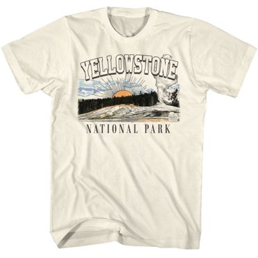 National Parks Yellowstone Natural Adult T-Shirt 2Xl