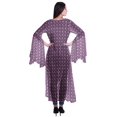 thumbnail image 4 of Moomaya Cardigan Long en Georgette de Viscose Imprimée à Manches Fendues pour Femmes, 4 of 4