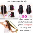 thumbnail image 2 of Perruque Lace Front Transparente Frontale Sans Colle Cheveux HD pour Femmes Noires, 2 of 8