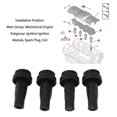 thumbnail image 3 of Ignition Wire Sheath Kit, Aging  Heat  Silicone Coil Wire Boot Perfect Fit 596321  For C4 Sega Sedan, 3 of 8