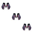 thumbnail image 3 of Baohd Lightweight And Shockproof Skeleton Riding Gloves For Autumn Winter Breathable And Comfortable Nylon Multifunctional pink XL 3Set, 3 of 6