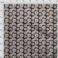 thumbnail image 4 of oneOone Rayon Black Fabric Floral Sewing Craft Projects Fabric Prints By Yard 56 Inch Wide, 4 of 5