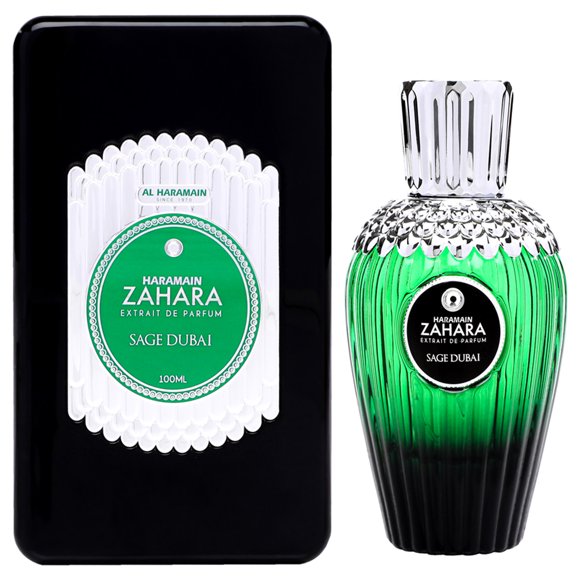 Zahara - Sauge de Dubaï par Al Haramain pour Unisexe - Vaporisateur Extrait de Parfum 3,33 oz