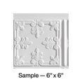 thumbnail image 1 of FASÄDE Traditional Style 10 Decorative Vinyl Backsplash Panel in Gloss White (6X6 Inch Sample), 1 of 5
