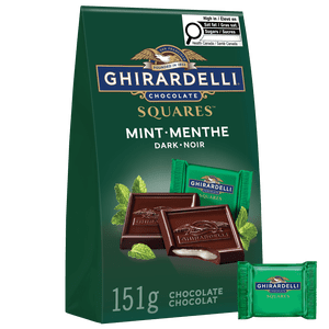 GHIRARDELLI Mint Dark Chocolate Squares, 151-Gram Bag