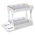 thumbnail image 1 of Prime Kitchen Storage Pull Out Rotating Double Rack for Cabinet Organization and Space Saving, 1 of 2