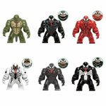 6-Piece Action Figure Building Blocks Set - Creative Construction Toys for Kids