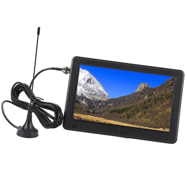 6 Inch ATSC Digital TV, Portable LED TV High Sensitivity Tuner FM Radio with Remote Control for Camping