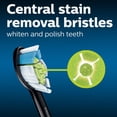thumbnail image 3 of Philips Sonicare Diamondclean Replacement Toothbrush Heads, Hx6062/95, Brushsync Technology, Black, 2 Count, 3 of 5