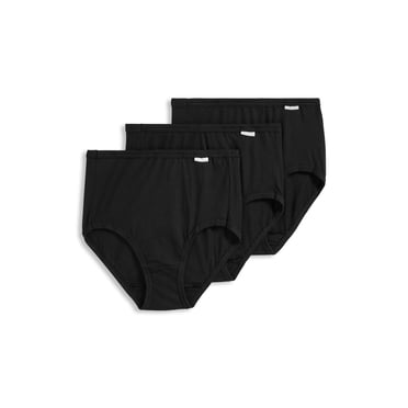 Jockey Women's Plus Size 100% Cotton Elance Brief - 3 Pack