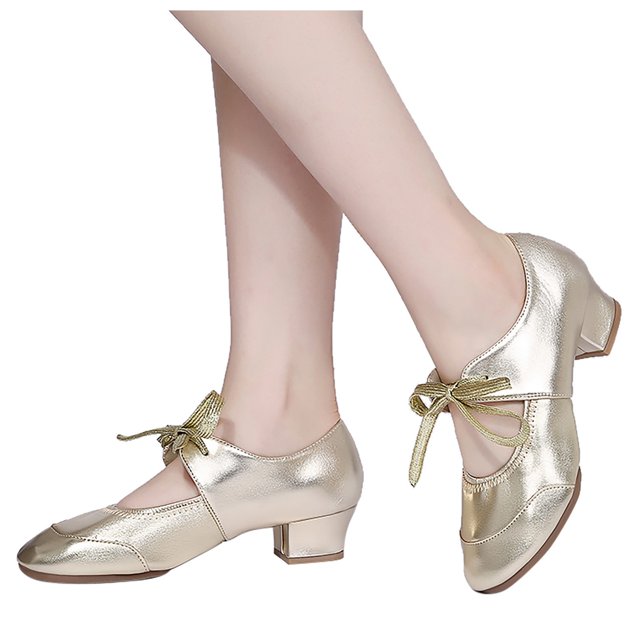 Lady Style Shallow Mouth Modern Dance Latin Dance Square Dance Shoe Low Top Soft