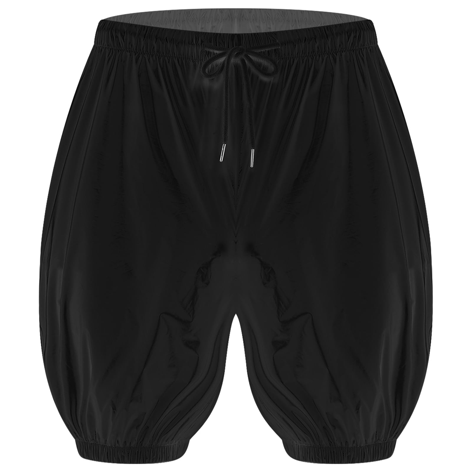 inlzdz Unisexe Adulte Couvre-Couche Imperméable Short de Bain Cordon Anti-Fuite Lavable Short Noir G