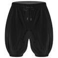 thumbnail image 1 of inlzdz Unisexe Adulte Couvre-Couche Imperméable Short de Bain Cordon Anti-Fuite Lavable Short Noir P, 1 of 3
