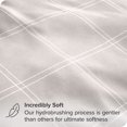 thumbnail image 2 of Bare Home Ultra-Soft Sheet Set - Premium 1800 Collection - Deep Pockets - 4-Pieces - Full, Modern Plaid - Stone/White, 2 of 8