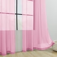 thumbnail image 4 of KTTECTOA Solid Color Curtains Gauze Curtains Semi Shade Curtains Curtains Polyester Curtains Decorative Curtains Through The Rod Models Curtains Clearance Birthday Gifts Canada Days, 4 of 6