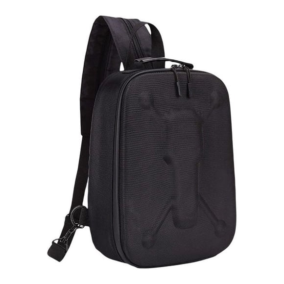 Sac de Drone à Double Épaule Sac à Dos Portable Messager Grande Capacité Poitrine Mode Voyage Étui de Transport Sac à Main pour Accessoires DJI Femmes Noir
