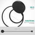 thumbnail image 4 of SURJDE [Lot de 2] Chargeur Compatible avec Samsung Galaxy Watch 4/4 Classic Watch 3 Active 1 2 SM-R500 SM-R830 SM-R820 SM-R840 SM-R850-USB Câble de Chargement 3,3 Pi 100 cm - Accessoires pour Montre Intelligente, 4 of 7