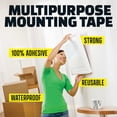 thumbnail image 2 of Alien Tape Clear 2 Pack 7Ft Total Waterproof Heavy-Duty Reusable Double-Sided Mounting Tape for Indoor Outdoor Use, 2 of 6