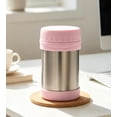 thumbnail image 4 of Mainstay 350ML Silver&Pink Kids Food Jar, SS304 intérieur SS201 extérieur PP couvercle Silicone anneau récipient alimentaire, 4 of 9