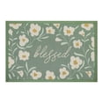thumbnail image 1 of Mainstays Blessed Indoor Kitchen Rug - 20" x 30" - 65% Polypropylene/ 35% Polyester - Green, 1 of 5