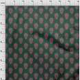 thumbnail image 3 of oneOone Silk Tabby Fabric Floral Block Printed Craft Fabric BTY 42 Inch Wide, 3 of 4