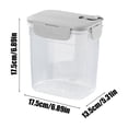 thumbnail image 3 of Chmadoxn Kitchen Gadgets, Kitchen Accessories, Kitchen Snacks Sealed Jar Large Capacity Plastic Humidity Proof Transparent Storage Jar Dry Goods Organizer Storage Kitchen Sealing Jars, 3 of 7