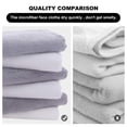 thumbnail image 4 of Towel 2 | Microfiber Facial Cloths Fast Drying Washcloth 6 Pack Soft Makeup Remover Cloths Highly Absorbent 6PCS, 4 of 7