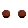 thumbnail image 1 of 6 Layers Leather Billiard Cue Tips Height 8mm Pool Accessories Pressed Layers Strike Effect Billiards Equipment, 1 of 7