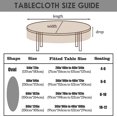 thumbnail image 5 of Modern Oval Tablecloth for Oval Table Waterproof Table Cloths for Dining Room Indoor Outdoor Home Decorative Table Cloth-60x84in, 5 of 5