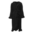 thumbnail image 4 of Peignoirs pour Femmes Peignoir à Capuche en Molleton Éponge Peignoir pour Femmes Peignoir Léger de Sauna Robe de Maison Long Peignoir Peluche Femme Pyjama en Flanelle, 4 of 6