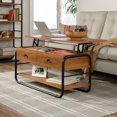 thumbnail image 4 of Sauder Union Plain Lift Top Coffee Table, Prairie Cherry, 428927, 4 of 9