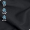 thumbnail image 2 of Bare Home 22" Extra Deep Pocket Sheet Set - Premium 1800 Collection - Ultra-Soft - Full, Black, 2 of 8