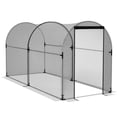 thumbnail image 1 of Outsunny 9.8' x 3.9' Plant Protector from Animals with Zipper Roll-Up Door, 1 of 10