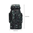 thumbnail image 4 of yingyy Climbing Backpack Outdoor Trekking Large Capacity Backpacking Rucksack Packsack Waterproof Mountaineering Storage Bag Camouflage, 4 of 6