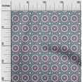 thumbnail image 2 of oneOone Polyester Spandex Gray Fabric Asian Suzani Craft Projects Decor Fabric Printed By The Yard 56 Inch Wide, 2 of 5
