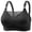 Black, variant on Fall/Winter Savings! Srobpty Womens Wireless Push Up Bras , Woman's Embroidered Glossy Comfortable Breathable Bra Underwear No Rims