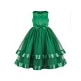 thumbnail image 1 of Flower Girls Dress Green Formal Party Princess Pageant Ball Gown 8 Years, 1 of 5
