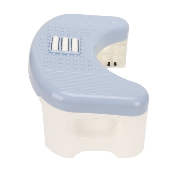 Toilet Stool, Portable Convenient Potty Stool Relax Feet For Bathroom Blue,White